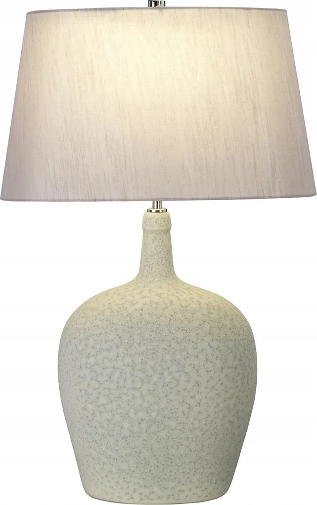 Asztali lámpa Elstead Lambeth E27 krém ezüst 60W kerámia