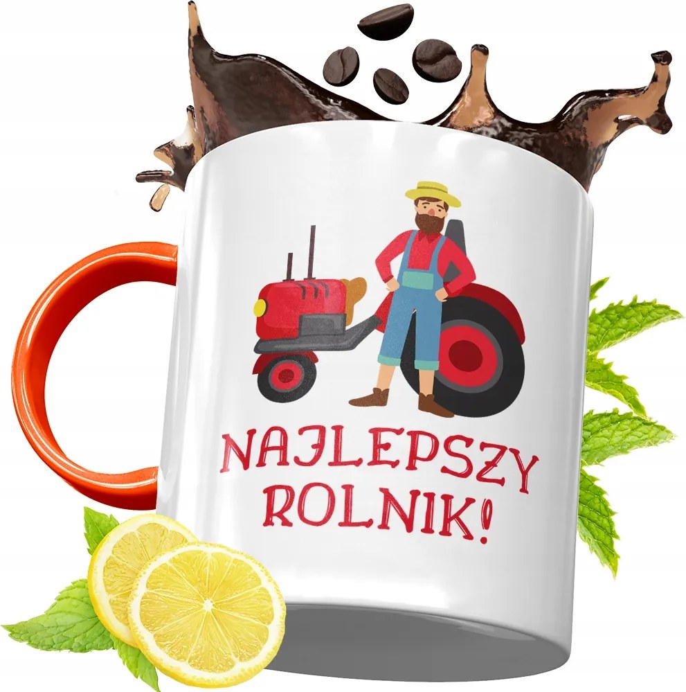 Narancssárga Bögre Gazdáknak Ajándék fényképes nyomtatással