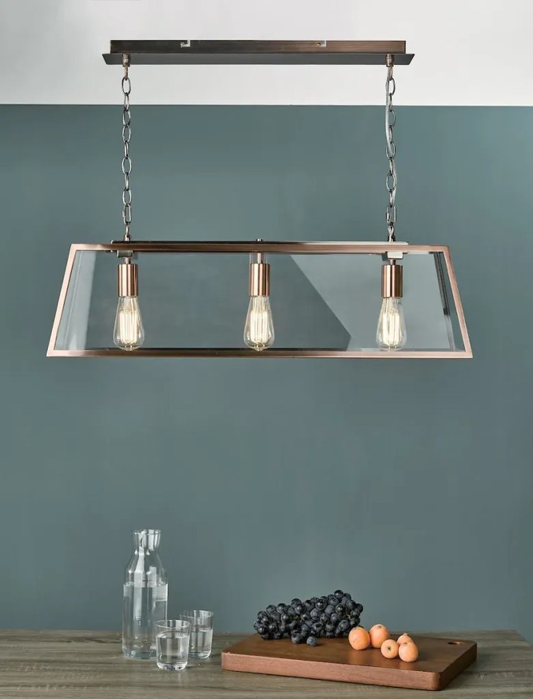 Dar Lighting ACADEMY ACA0364 Függőlámpa 3x60W/E27