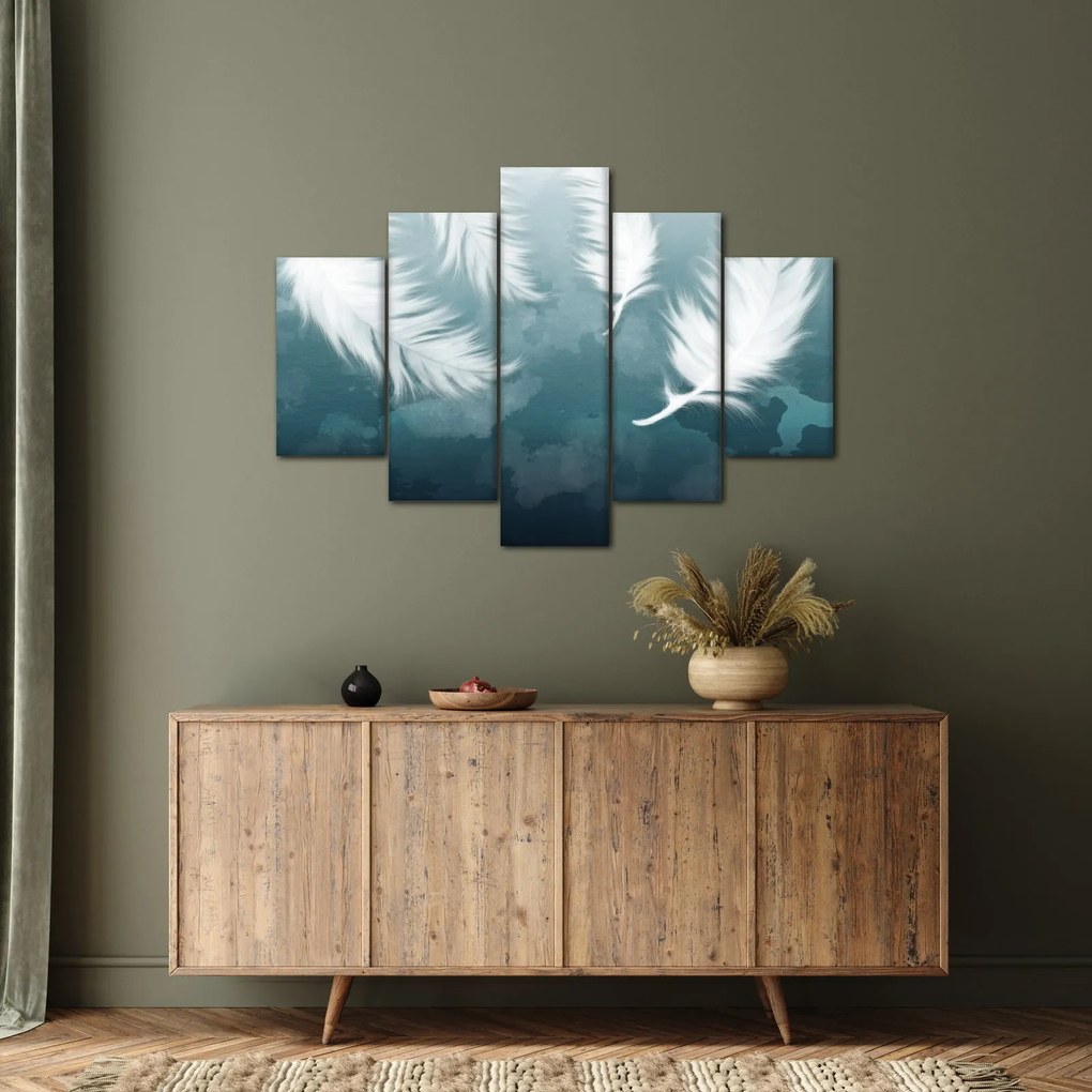 Kép - Fehér toll (150x105 cm)