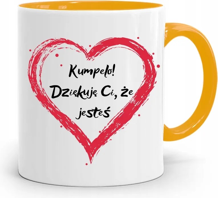 Sárga Bögre Barátomnak Köszönöm, Hogy fényképes nyomattal Vagy