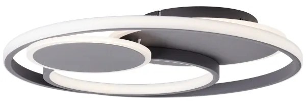 Brilliant - LED Dimmelhető mennyezeti lámpa RUNDA LED/50W/230V 3000-6500K fekete + távirányító