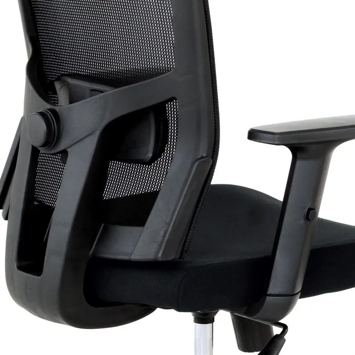 Fekete Hálós Irodai Szék, Hinta Mechanikával. KA-B1012 BK
