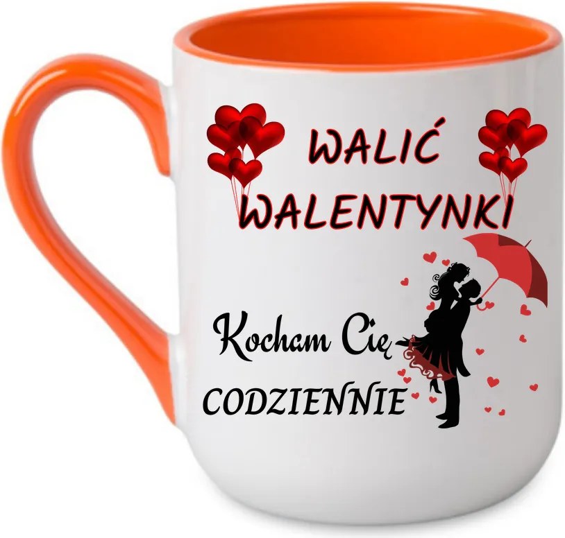 Bögre Verdák Valentin nap Szeretlek minden nap Narancs nevek 330 coffee