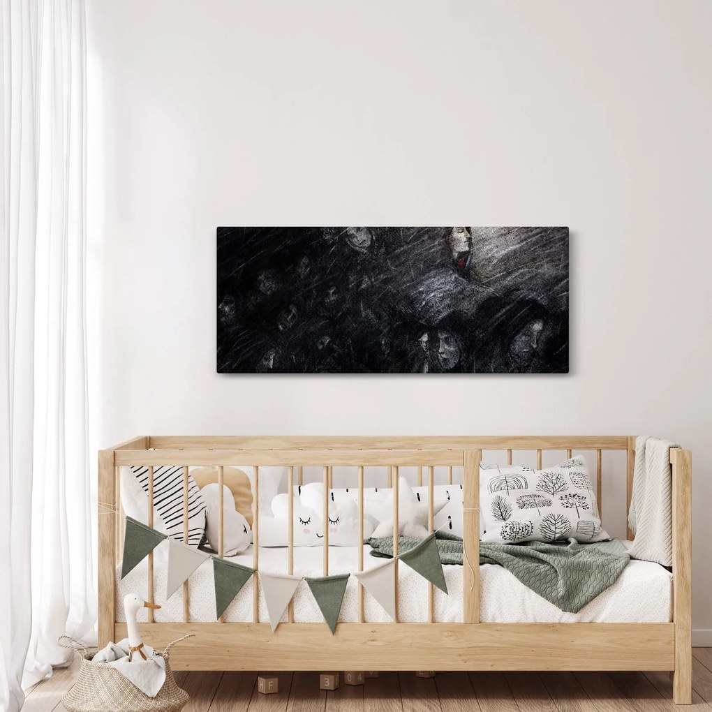 Kép - Szomorúság és lemondás (120x50 cm)