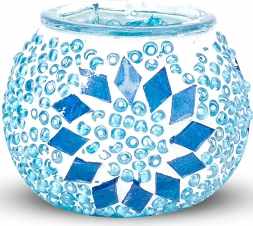 Lampion Gyertyatartó Teamécses Kézzel Készített Keleti Mozaik