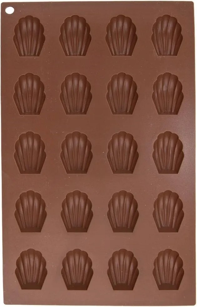 Szilikon kekszforma Kagylókhoz Orion 29,5 x 17,5 cm 20 db