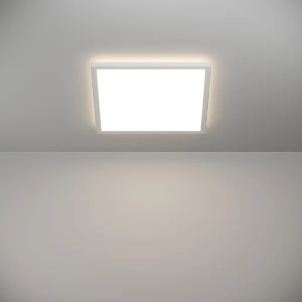 Eglo 901451-LED Fürdőszobai mennyezeti lámpa ROVITO 17,6W/230V 39x39 cm IP44 fehér