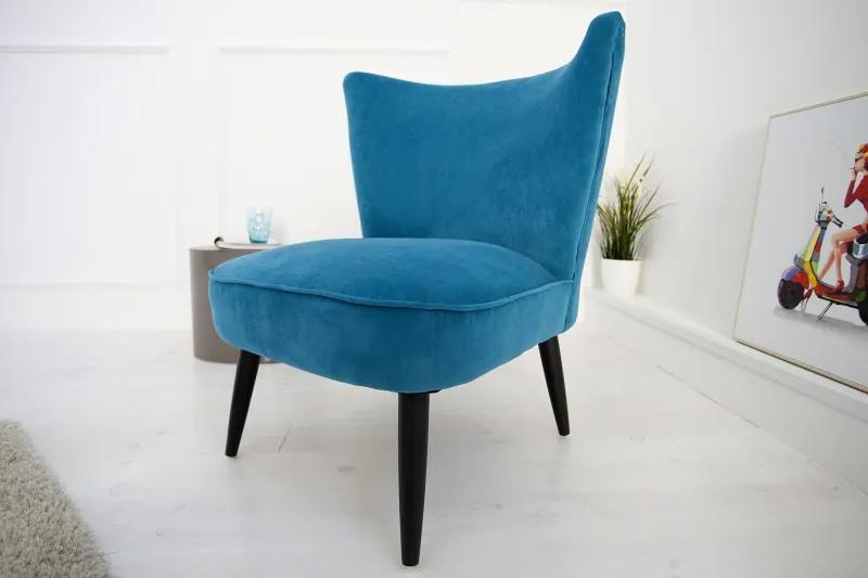 Retro Sixties fotel kék