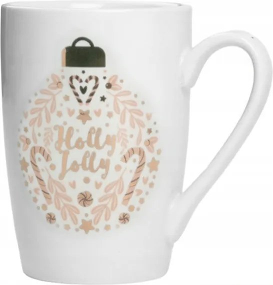 Karácsonyi bögre Mikulás Mikulásnapi Ünnepi Ajándék Fehér