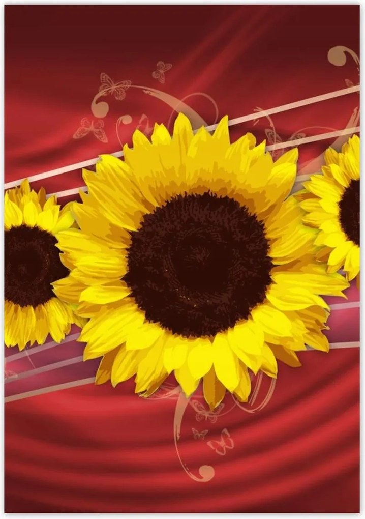 Poszterek 70x100 Napfény absztrakt