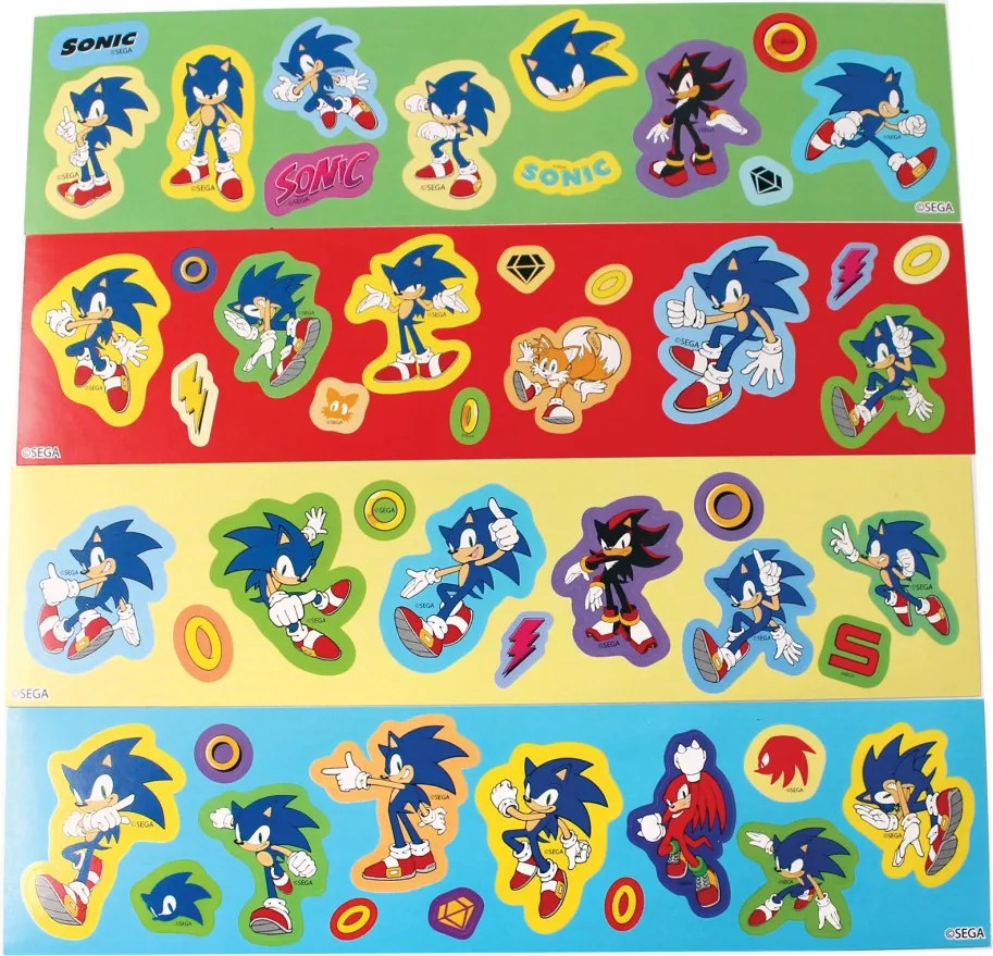 Sonic a sündisznó Thunder matricás album 50 db matricával