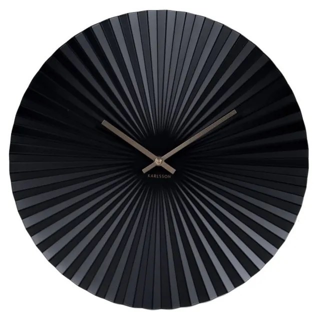 Sensu fekete óra, ø 40 cm - Karlsson