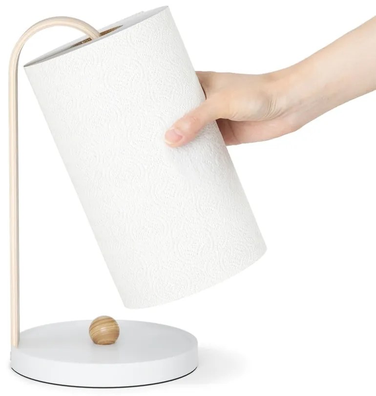 Fehér fa papírtörlő tartó ø 17 cm Bellwood – Umbra