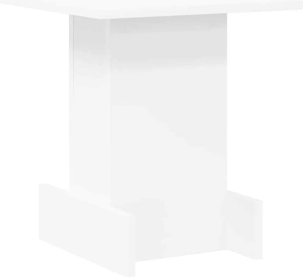 vidaXL Végasztal Fehér 35,5 x 35 x 40 cm Faanyag