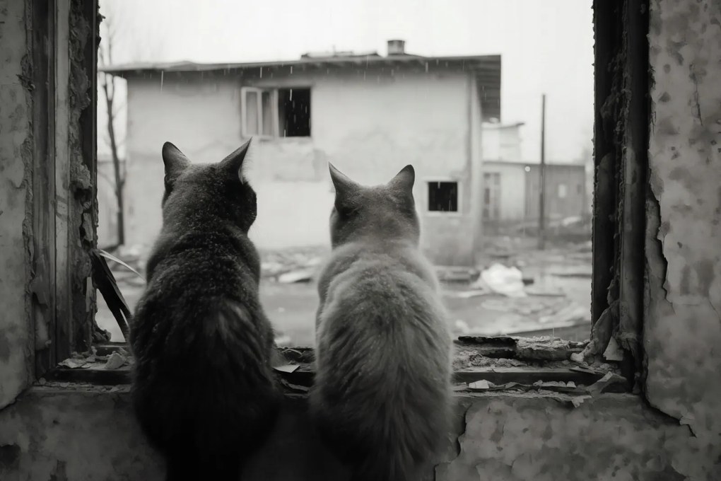 Poszter 60x40cm Gondolatok az elhagyatott küszöbről