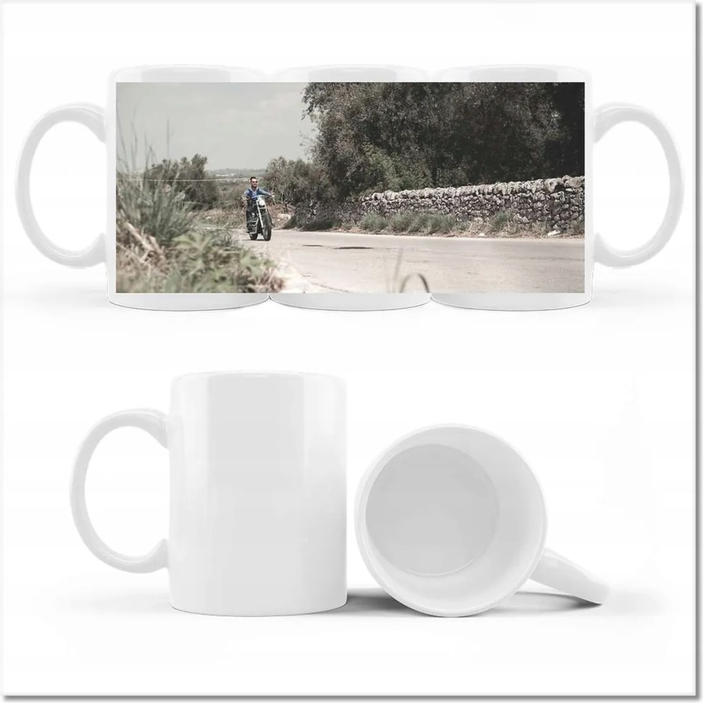 Nyomott mintás bögre Motorkerékpár Klasszikus Motor