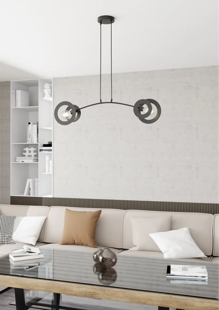 Emibig modern függeszték euforia fekete emi1413/2