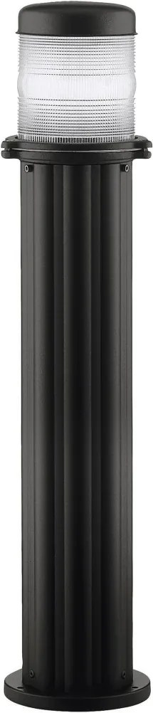 NOVOLUX 228D-G05X1A-02 OMO Modern Kültéri Állólámpa Fekete, Átlátszó E27 IP55
