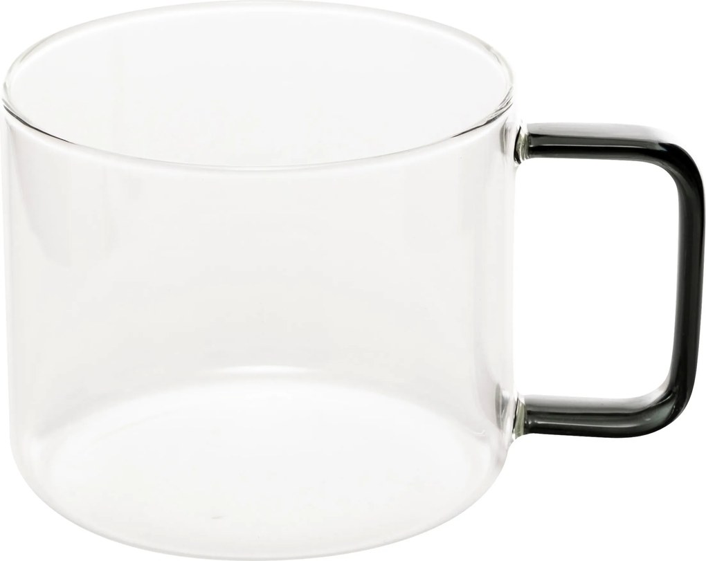 Üveg Bögre Festett Tea Kávé Füllel 500 ML 12,5X7,9X9,4 CM