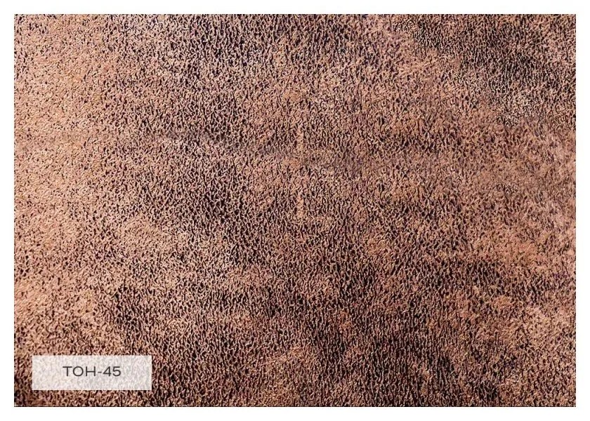 Barna bőrutánzat kinyitható sarokkanapé (jobb oldali) Lofty Lilly – Miuform