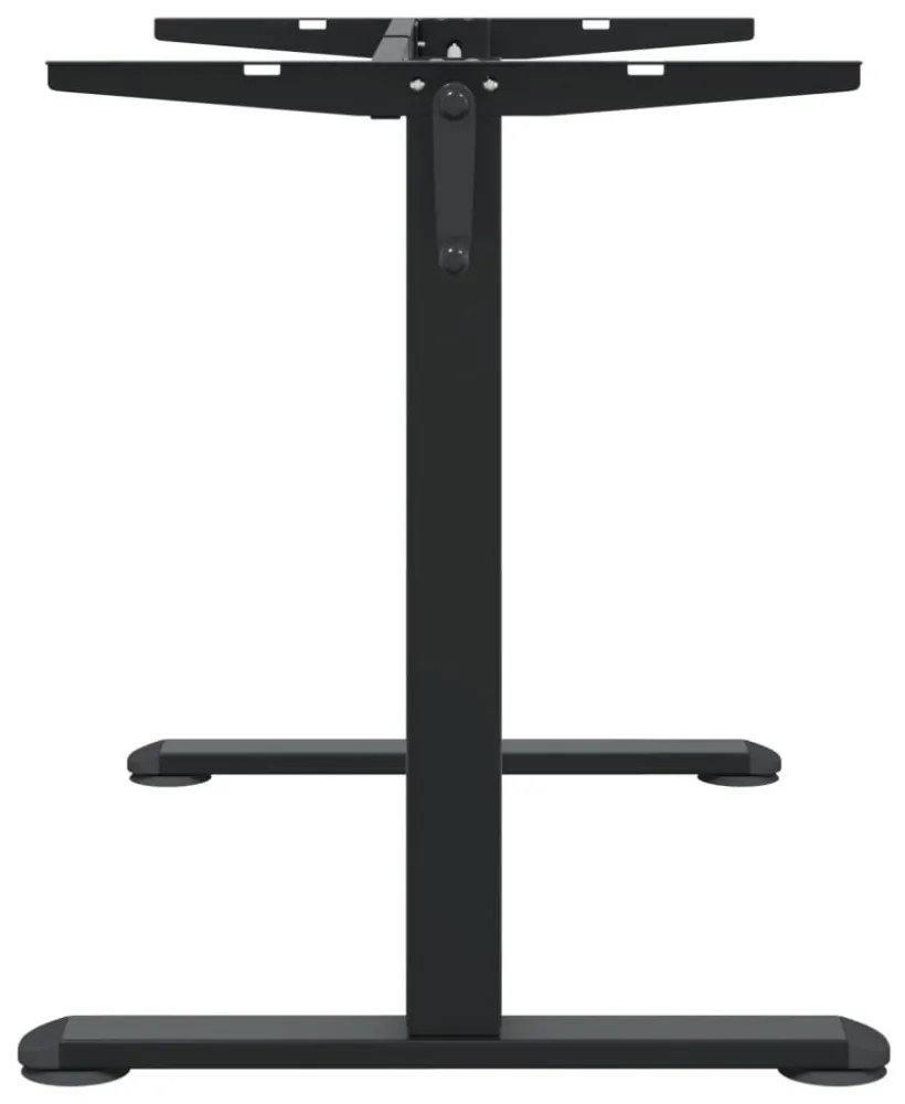 fekete acél állóasztalváz (94-135) x 60 x (70-114) cm