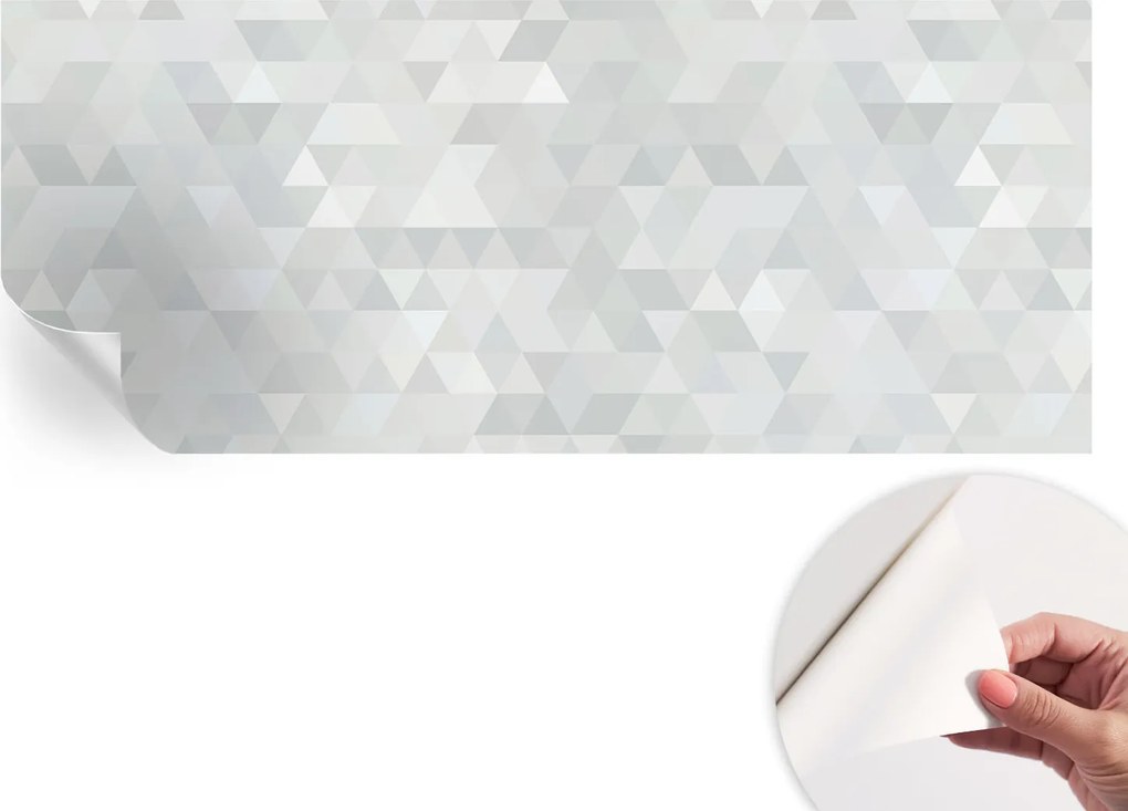 Dekoratív öntapadós fotótapéta Hálószobába Szürke mintás 250x104 cm