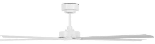 Lucci air 21616049 - Mennyezeti ventilátor MONZA IP55 fehér + távirányítás