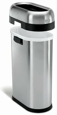 Simplehuman Hulladékgyűjtő kereskedelmihelyiségekbe 50 l, rozsdamentes acélból