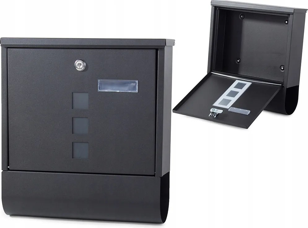 Postaláda Újság Levelek Postai Küldemény Tubussal