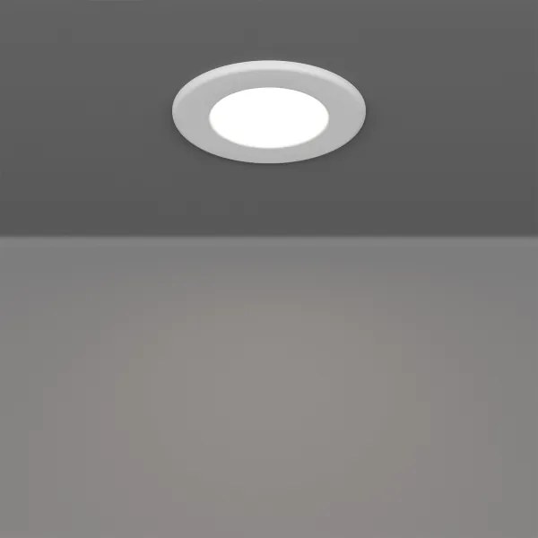 Eglo 901394 – 3 darabos LED beépíthető lámpa FUEVA LED/3,7W/230V, átm. 8,8 cm, fehér