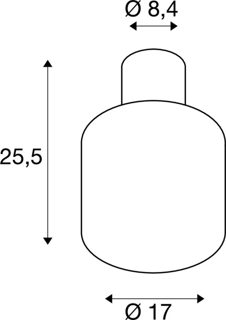 SLV 1004677 OVALISK Modern Kültéri Mennyezeti Lámpa LED IP65