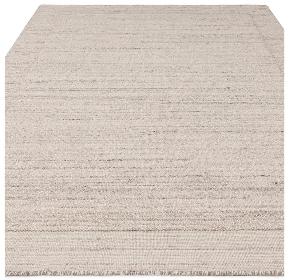 Krémszínű kézi szövésű gyapjú szőnyeg 120x170 cm Larson – Asiatic Carpets