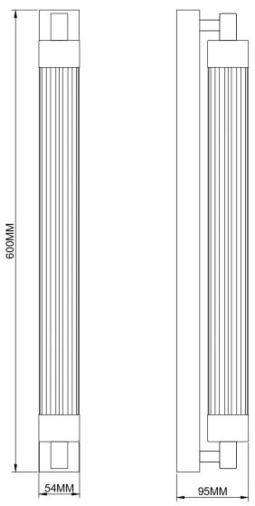 Zuma Line 003064-034733 - LED fali lámpa KALIA LED/14W/230V fekete