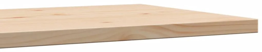 3 db tömör fenyőfa téglalap alakú asztallap 80 x 47 x 2,5 cm