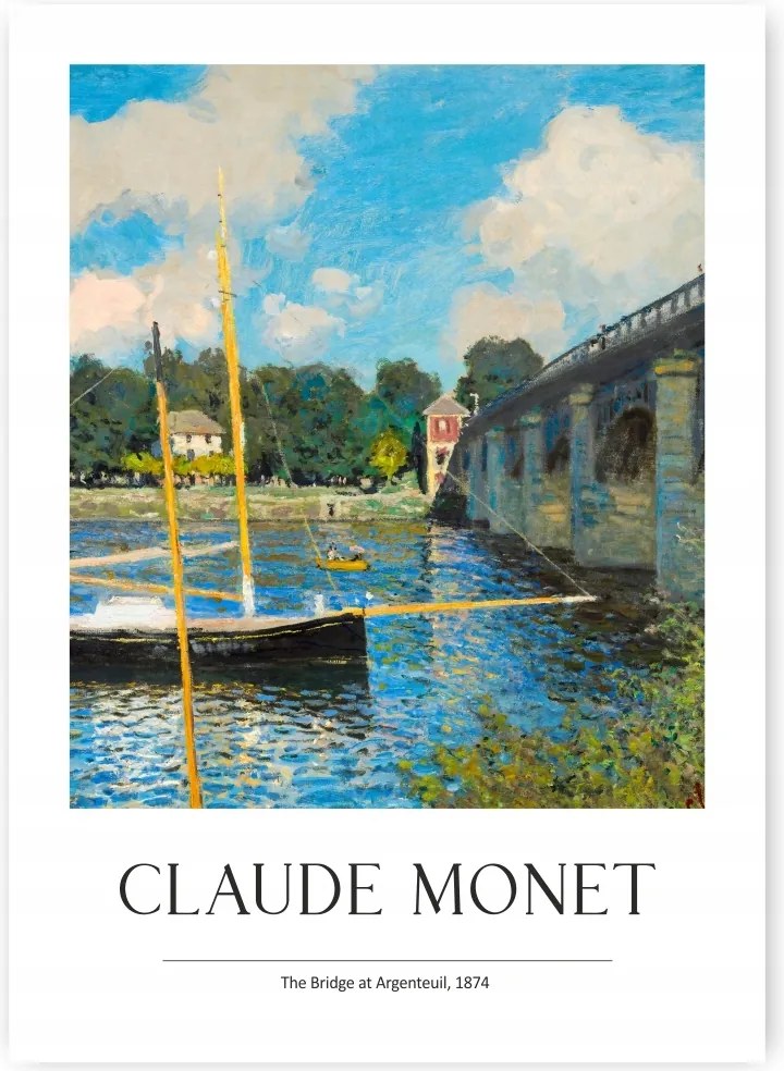 Claude Monet Híd Poszter B1 100x70cm #287