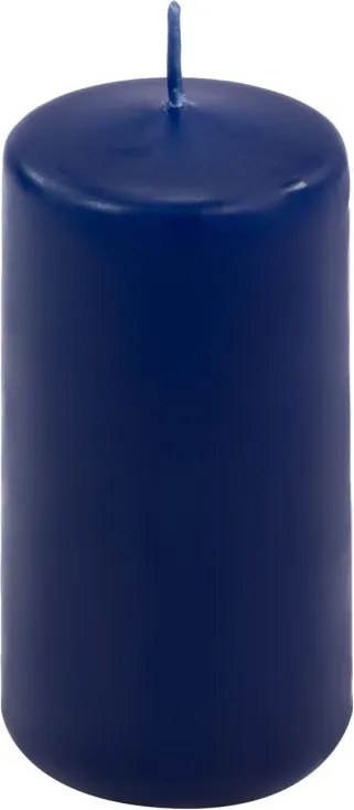 Oszlopos gyertya készlet 10 cm Ø 5 cm  16 db kék