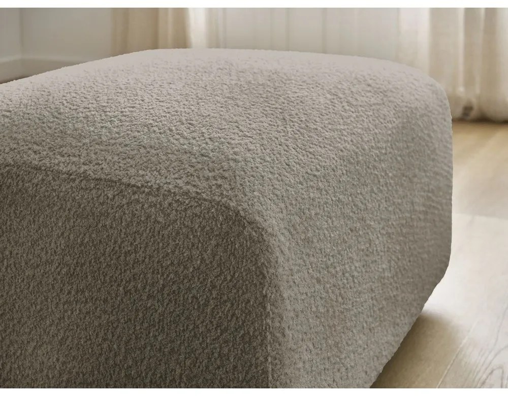 Szürkésbarna buklé lábtartó Tina – Bobochic Paris