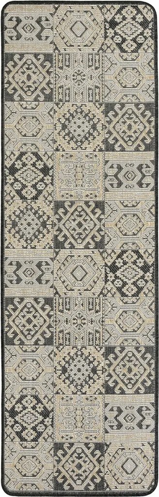 Csúszásgátló Szőnyeg Patchwork Etno Konyhai Zsinór Flex 67x200 cm