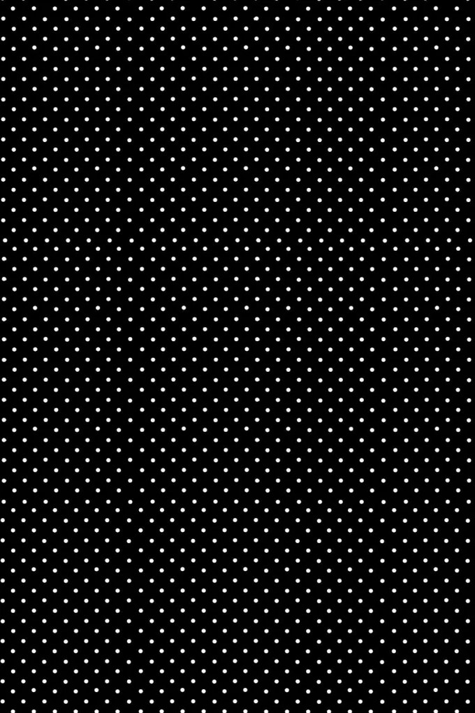 Fekete White Dots papír asztalterítő 120x180 cm