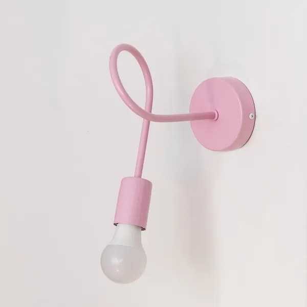 Fali lámpa OXFORD 1xE27/15W/230V rózsaszín