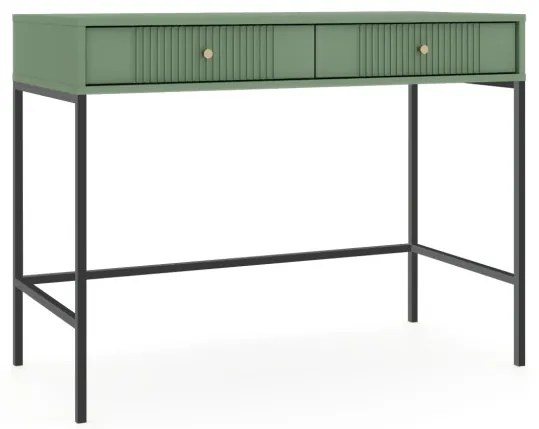 ISEO IS07 fésülködőasztal 2 fiók, Smoke Green/Fekete/Arany