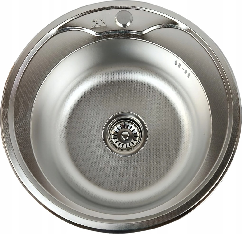 Klasszikus mosogató, acél, Mikro Len 49zx16, nagy medence szifon Ingyen