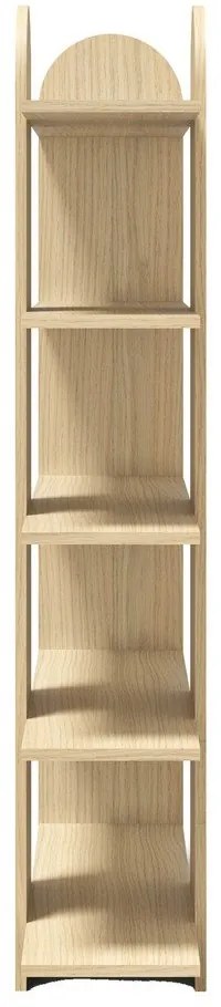Könyvespolc tölgyfa dekorral 112x175 cm Venice - TemaHome