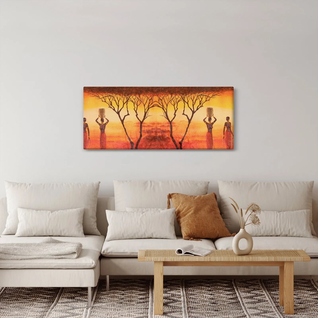 Kép - afrikai szavanna (120x50 cm)