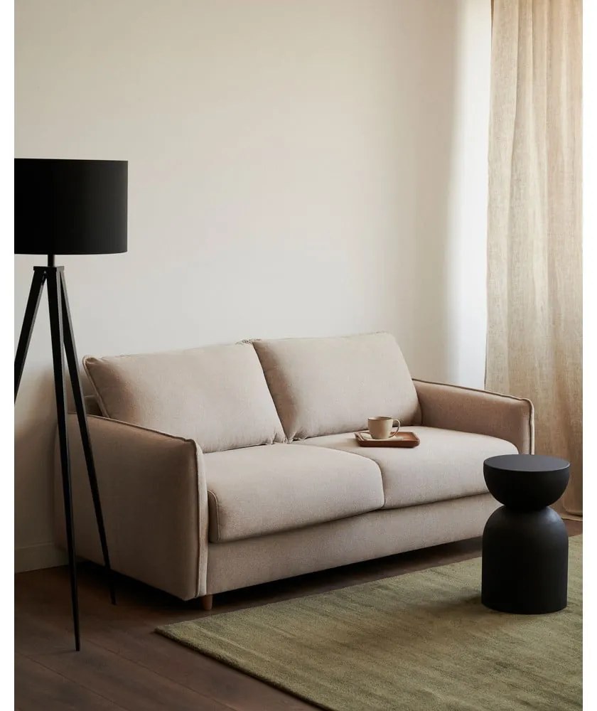 Bézs kinyitható kanapé 185 cm Carlota – Kave Home