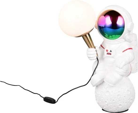 Fehér gyerek kislámpa Strong – Reality