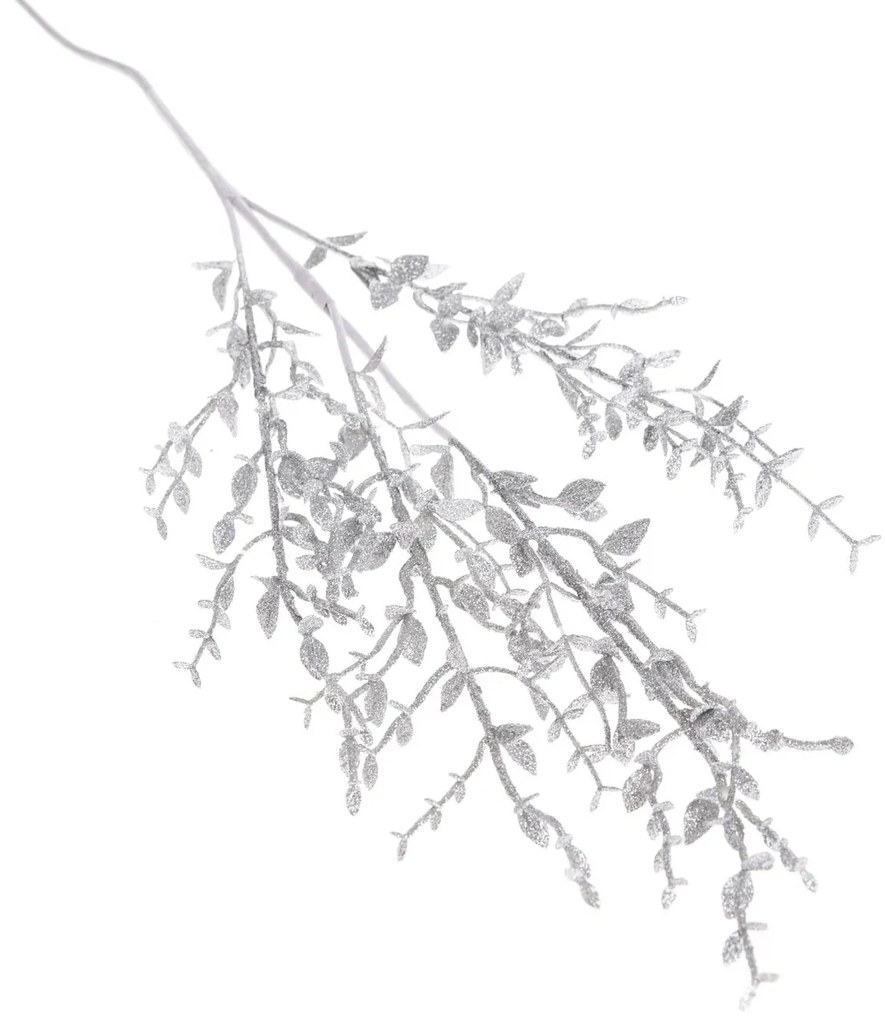 Mesterséges téli gally Twiggle ezüst, 20 x 75 cm