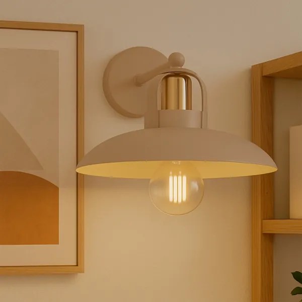 Brilagi - LED Fali lámpa FLAMENGO 1xE27/60W/230V bézs