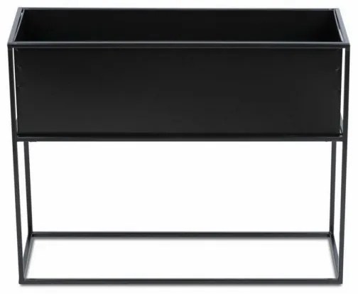 Virágállvány 50x64 cm fekete színben